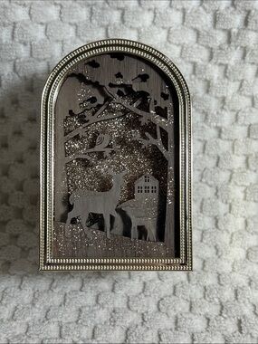 Bath and Body Works Gold Glitter Woodland Deer Wallflower Plugin,